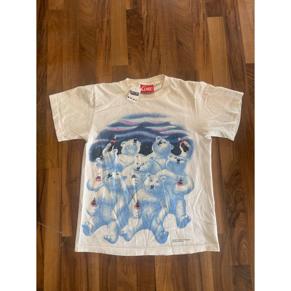 1994 Coke Polar Bear Group Hanging out Size Medium